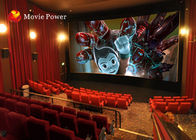 Cinema giusto del simulatore 4D di cantone con la piattaforma elettrica di 3 Dof