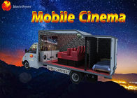 Camion del cinema/simulatore mobili flessibili della cabina 5D con lo schermo del metallo