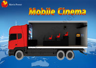 Giochi spaventosi di esperienza 7D del camion mobile visivo di qualità superiore del cinema