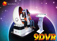 Simulatore commerciale di realtà virtuale VR della macchina 9D del gioco con il sedile due