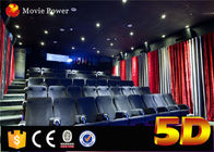 Sedie elettroniche della disposizione dei posti a sedere del teatro del sistema 220V 3 DOF 4d fatte di cuoio con gli effetti speciali