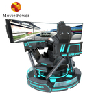 Piattaforma idraulica di moto della macchina 6dof del gioco del simulatore di corsa di automobile 4d che guida simulatore