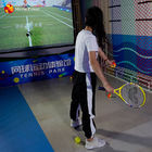 1 macchina interattiva di realtà virtuale del gioco di tennis dei bambini del parco a tema del giocatore VR