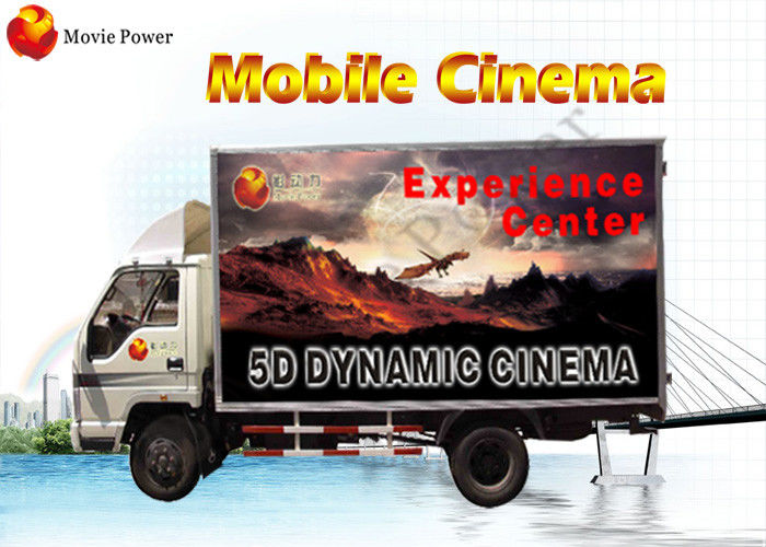 Attrezzatura mobile del cinema 5D dello schermo virtuale del parco a tema con i vetri