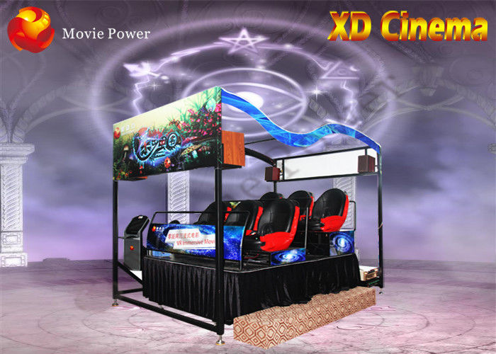 Air Injection / Blow Water XD Simulator 9D Virtual Reality Cinema With 2 - 12 Seat