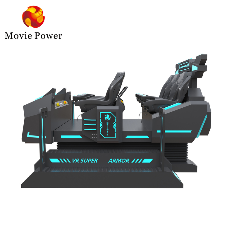 Montagne russe di fucilazione Arcade Game Simulator della sedia della persona VR del cinema 6 della vetroresina 9D VR