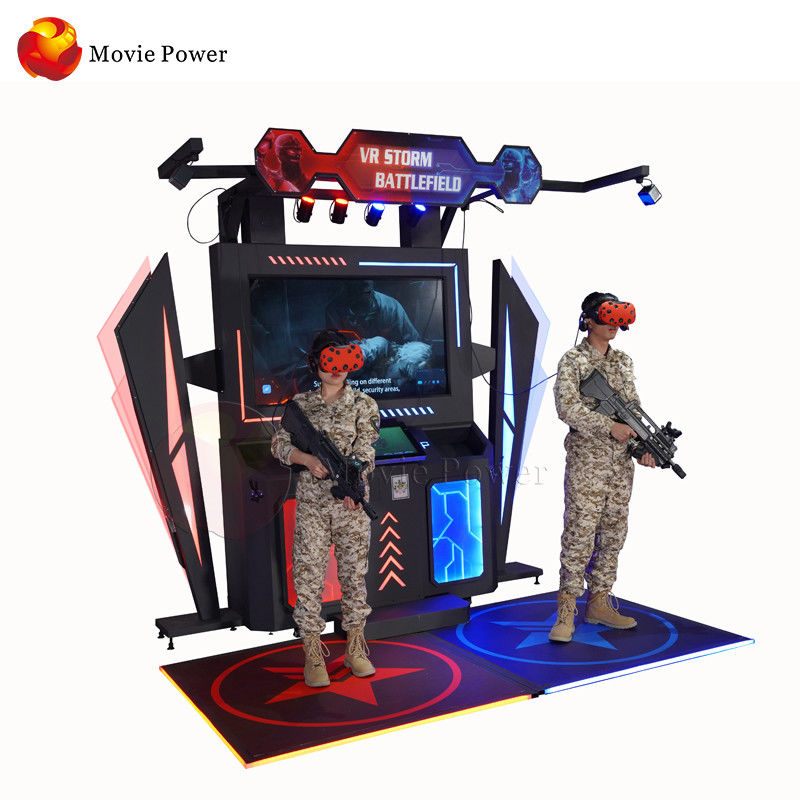 Piattaforma elettrica stante interattiva del simulatore di realtà virtuale di 2 giocatori