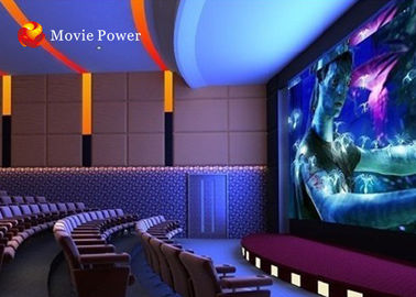 Annebbi il cinema dinamico del teatro domestico 4D di Imax 4D del fuoco dell'odore con le sedie nere di vibrazione