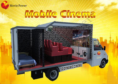 Camion multiplo dell'attrezzatura del cinema del fuoco 5D VR dell'odore della nebbia di tema con il sistema elettrico