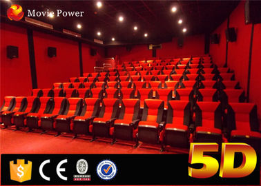 cinema Motional di rappresentazione 3D e 5D 24 dei sedili 5d con gli effetti speciali popolari in parco di divertimenti