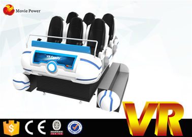 Cinema della famiglia 9D VR di Seat di promozione 6 con la piattaforma elettrica di moto del simulatore di 6 Dof