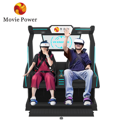 2 posti montagna russa 9d Vr Cinema Simulator Motion Chair Virtual Reality Game Machine Arcade