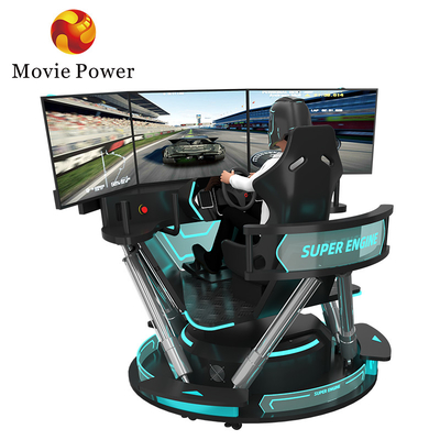 6 dof Simulatore idraulico di corse VR Games Virtual Reality 3 Screen F1 Racing Simulator