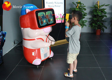 simulatore tenuto in mano a gettoni di vetro VR della macchina VR del gioco dei bambini di realtà virtuale 9D