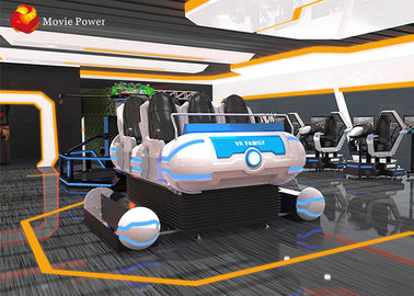 L'attrezzatura 6 del parco di divertimenti mette il simulatore a sedere dell'interno del gioco di esperienza di realtà virtuale del cinema 9d