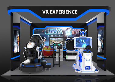 Simulatore girante di realtà virtuale del parco di divertimenti 9d della piattaforma 360° per i bambini e gli adulti