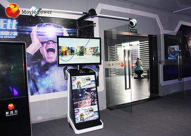 Pedana mobile dell'interno adulta VR che combatte il binario libero del simulatore 360 del video gioco dell'utente di moto di Againest