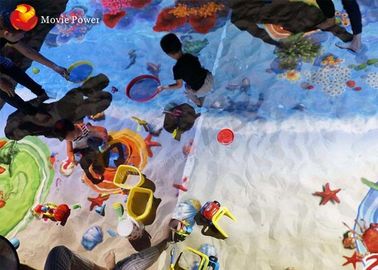 Pubblicità della proiezione del pavimento del puzzle del gioco 3D dei bambini interattivi dell'attrezzatura