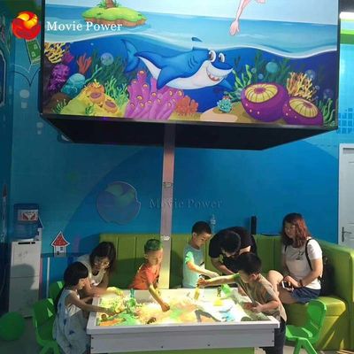 Contenitore interattivo di sabbia della proiezione dell'AR dei giochi dei bambini dell'interno del sistema interattivo
