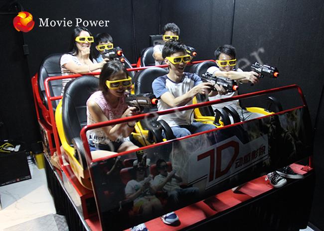 Teatro del sistema/VR 7 D del cinema del gioco 7D della vettura da corsa della galleria con lo schermo del metallo 1