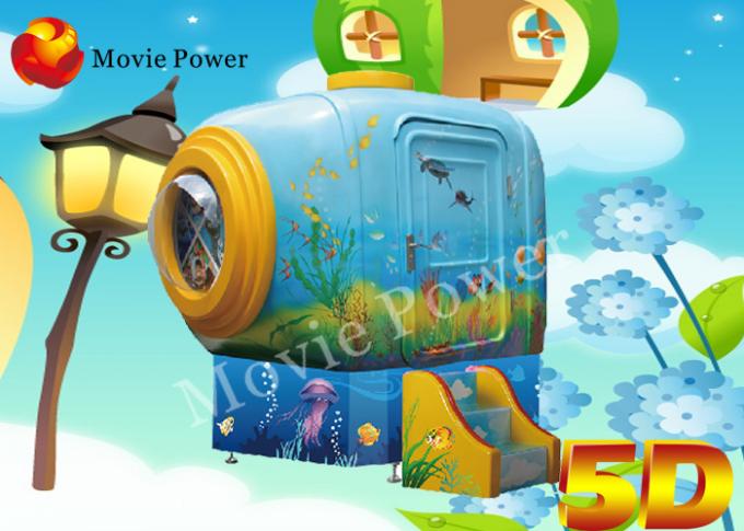 Cinema attraente 9D/5D delle montagne russe dei bambini mini con il sistema di controllo della moneta 0