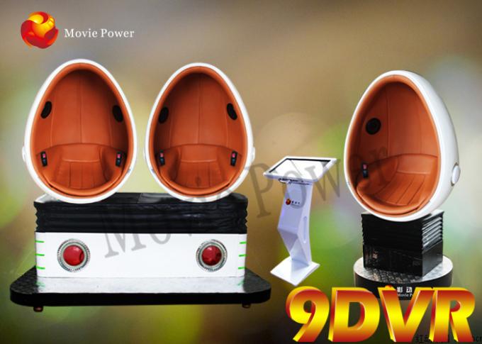 Il moto triplo di Dof del cinema elettrico 3 della piattaforma 9D VR mette il simulatore a sedere 9D 0