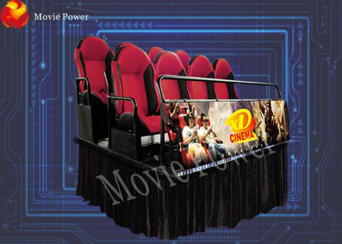 Simulatore commerciale del cinema della macchina 5d 7d 9d del gioco con diversi giocatori 0