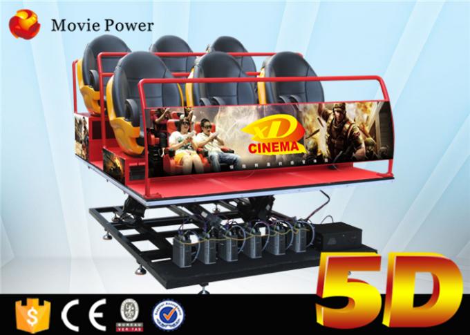 Il simulatore pieno di moto del simulatore della macchina 5d del gioco ha usato il cinema 5D da vendere 0