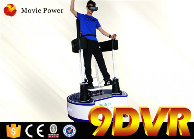 Sistema elettrico 9D VR dell'attrezzatura del simulatore di divertimento che sta su cinema 0