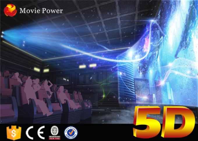 200 cinema della larga scala 4D di DOF del sistema elettrico 3 dei sedili con gli effetti della pioggia e le sedie commoventi 0
