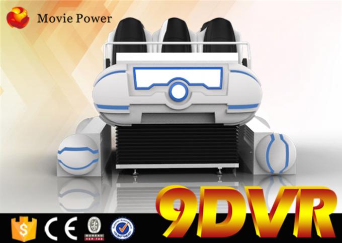 La famiglia 6 mette il sistema a sedere elettrico del cinema del cinema di 9D VR con gli effetti speciali del vento 0