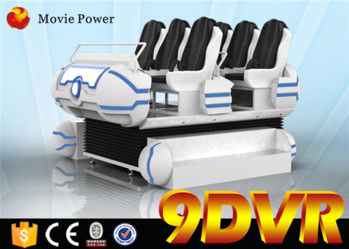 6 alti film di definizione dei sedili/cinema dei giochi 9D VR per l'installazione facile del camion di film 0