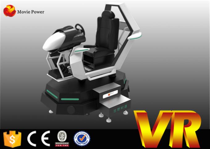 La vettura da corsa di 9D VR del simulatore dell'interno del cinema guida per l'attrezzatura del parco di divertimenti 0