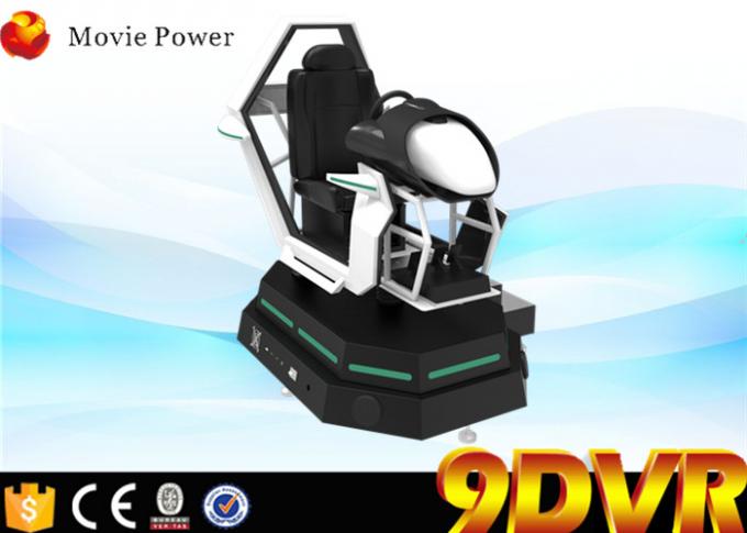 3 macchina elettronica dinamica del gioco di realtà virtuale di corsa di automobile del cinema della piattaforma 9d Vr di Dof 0
