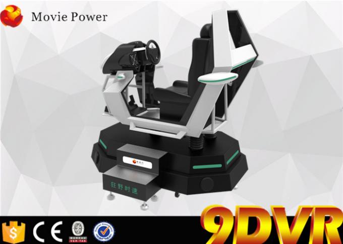 Spettacolo elettronico del videogioco di guida dei go-kart di realtà virtuale del cinema dell'automobile 9d VR degli adulti 0