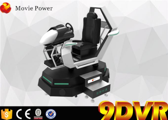 Realtà virtuale di corsa della piattaforma di 3 Dof del gioco vivo di moto che conduce automobile 9D Simnulator 0