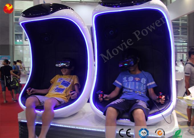 sedili del cinema 2 della piattaforma VR 9D di moto 3Dof con più di 80 film di realtà virtuale 0
