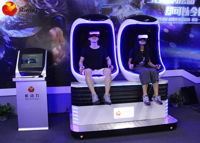 Cinema della macchina 9D VR del gioco del parco di divertimenti 360 gradi con più di 30 l'uovo del vr di film 9d 0
