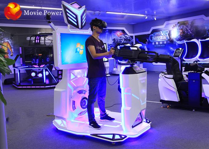 Simulatore stante della macchina VR del gioco della pistola della fucilazione della galleria della piattaforma di spazio di VR VR Gatling 0