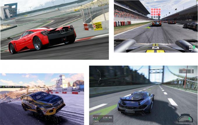 Macchina piena interattiva del gioco dell'automobile di rotazione F1 di Vr di realtà virtuale del simulatore 1080P Hd del gioco 9D 0