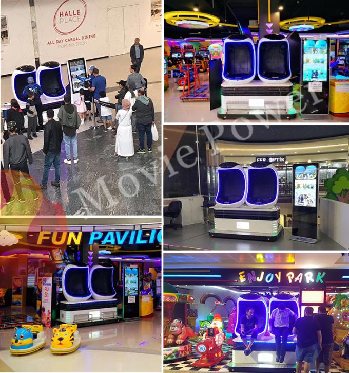 Simulatore del cinema di realtà virtuale 9D del cinema 9D della cabina 9D VR del centro commerciale singolo 1