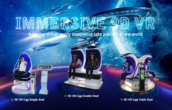 Sedili a gettoni della macchina di videogioco arcade del cinema del cinema 9D di giro 9D VR di simulazione 2 0