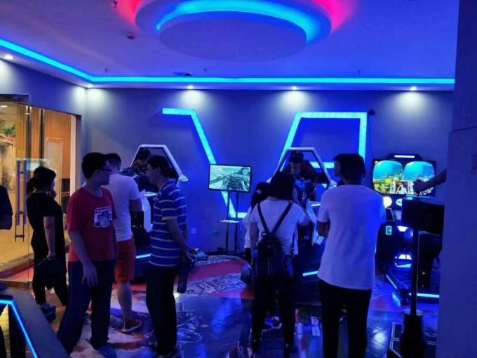3 il simulatore di corsa di automobile della piattaforma VR di Dof 9D sostiene la concorrenza di Multiplayers 1