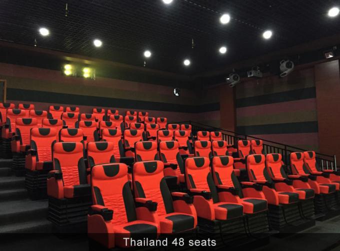 Di Seat del sistema cinema dinamico 4D ergonomicamente con 100 film dei pezzi di Hd 0