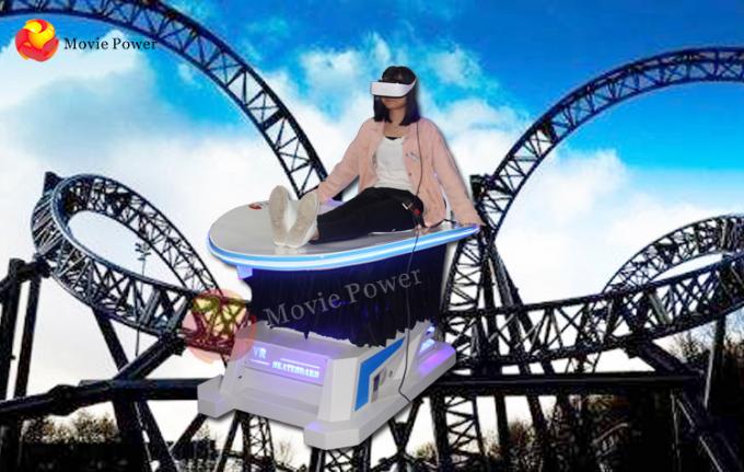 simulatore dinamico dello scorrevole di realtà virtuale 9D per le montagne russe del parco di divertimenti 1
