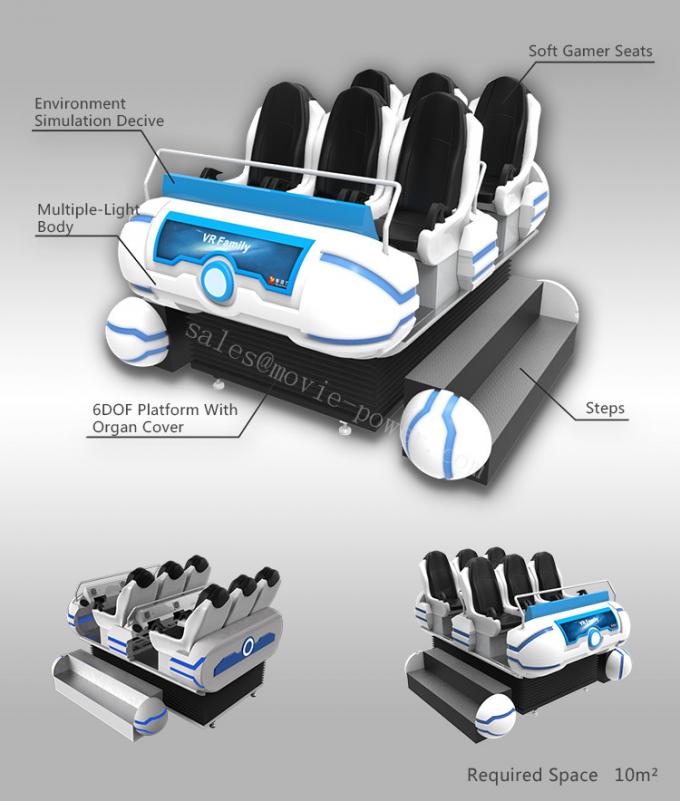 6 simulatore di realtà virtuale di Seat 9D con la piattaforma dinamica 1
