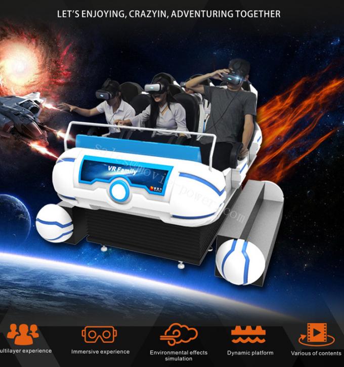 L'astronave 6 mette 6 il cinema del carro armato VR di dof/la macchina a sedere gioco della fucilazione 1