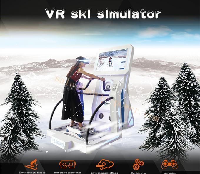 Attrezzatura del campo da giuoco del simulatore di realtà virtuale di corsa con gli sci di divertimento 0
