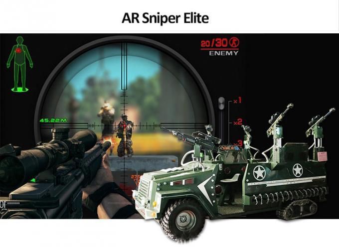 La macchina di videogioco arcade della fucilazione dell'obiettivo di 5 giocatori AR fa segno al simulatore per il centro commerciale 0