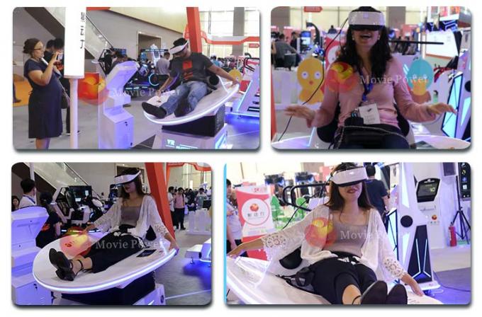 Montagne russe eccitanti del simulatore della sedia VR di moto della macchina del gioco di realtà virtuale di esperienza del gioco per il parco di divertimenti 4